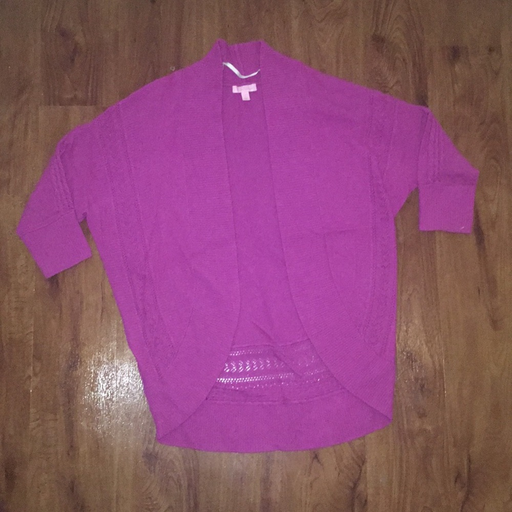 Euc Lilly pulitzer purple pink sweater purple xs/s